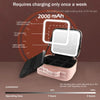 Lighted Travel Makeup Bag with LED Mirror & Adjustable Dividers