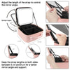 Lighted Travel Makeup Bag with LED Mirror & Adjustable Dividers