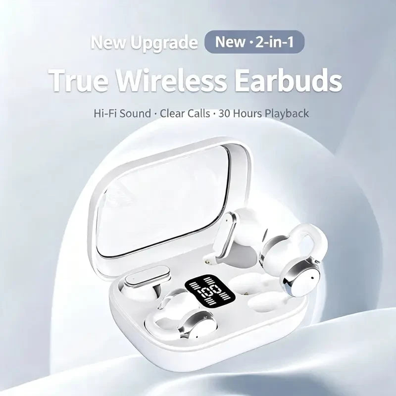 Clip-On Sports Bluetooth Earphones