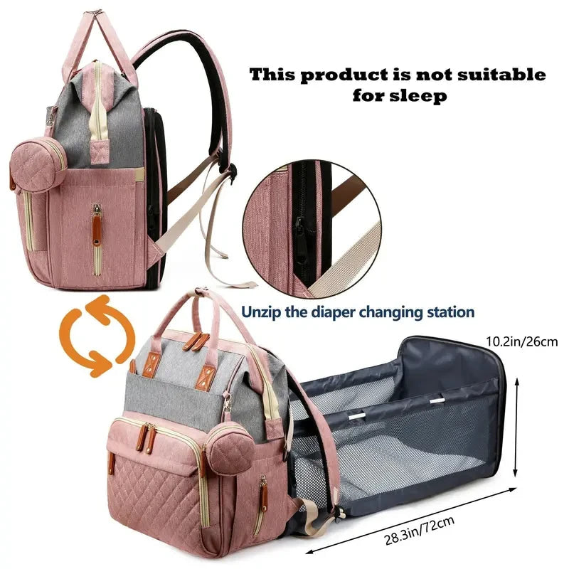 Travel Diaper Tote Backpack