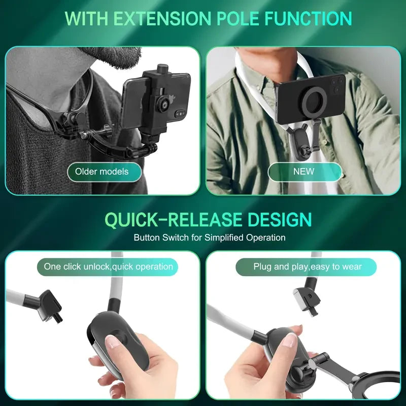 Magnetic Mobile Phone Neck Mount