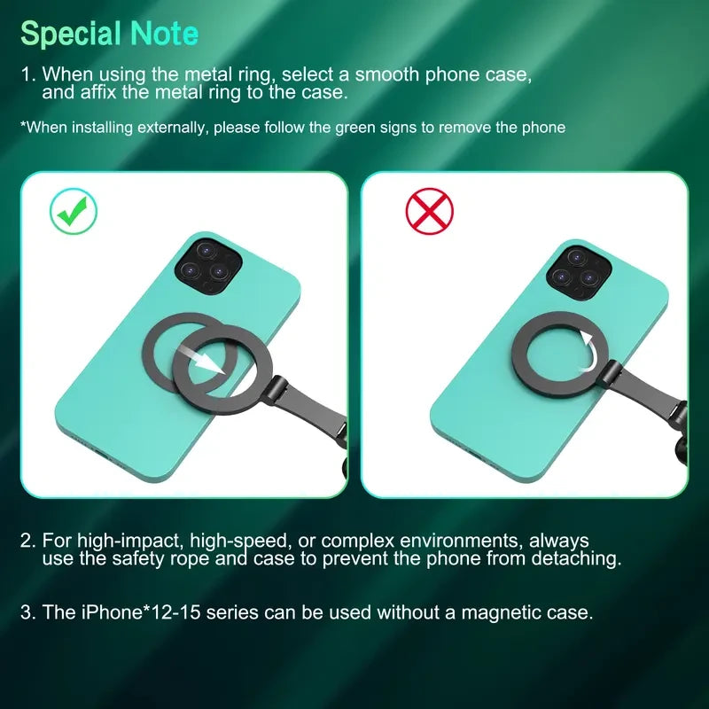 Magnetic Mobile Phone Neck Mount