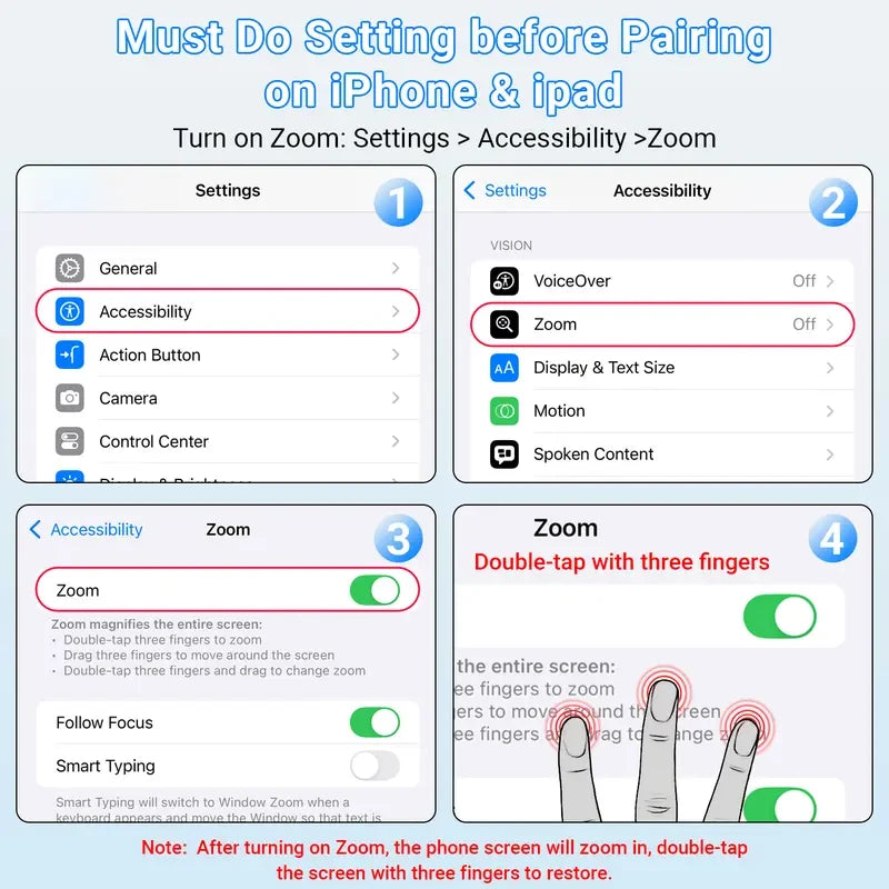 PUTARE Wireless Scrolling Ring