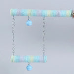 Colorful Cotton Rope Parrot Grinding Perch – Beak Trimming & Foot Exercise Bird Perch