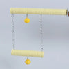 Colorful Cotton Rope Parrot Grinding Perch – Beak Trimming & Foot Exercise Bird Perch