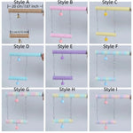 Colorful Cotton Rope Parrot Grinding Perch – Beak Trimming & Foot Exercise Bird Perch