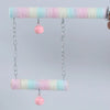 Colorful Cotton Rope Parrot Grinding Perch – Beak Trimming & Foot Exercise Bird Perch