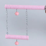 Colorful Cotton Rope Parrot Grinding Perch – Beak Trimming & Foot Exercise Bird Perch