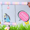 Colorful Cotton Rope Parrot Grinding Perch – Beak Trimming & Foot Exercise Bird Perch