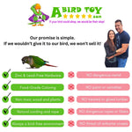 Campfire in the Woods Bird Foraging Toy Box – Enrichment Puzzle Toy for Parrots