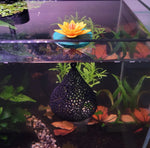 Floating Lily Flower Fish Tank Decor – Artificial Aquarium Plant Ornament