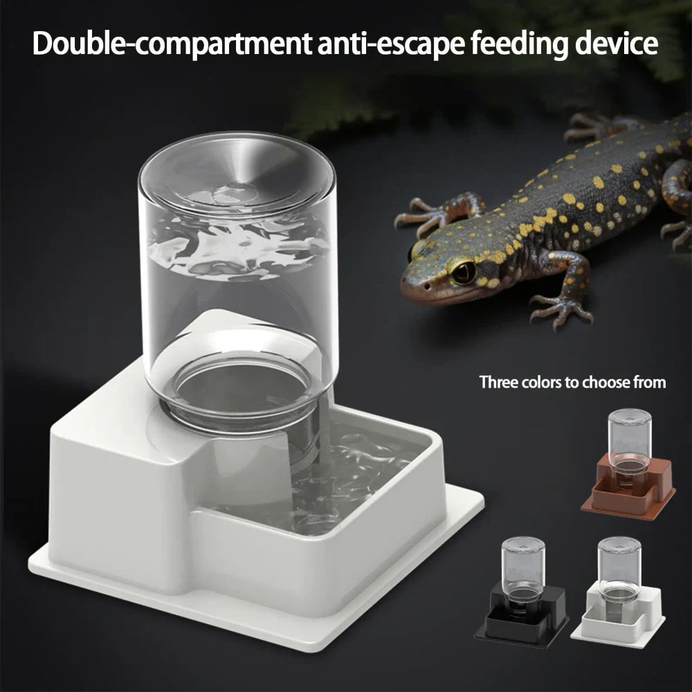 Automatic Reptile Water Dispenser – Self-Refilling Hydration for Lizards & Turtles