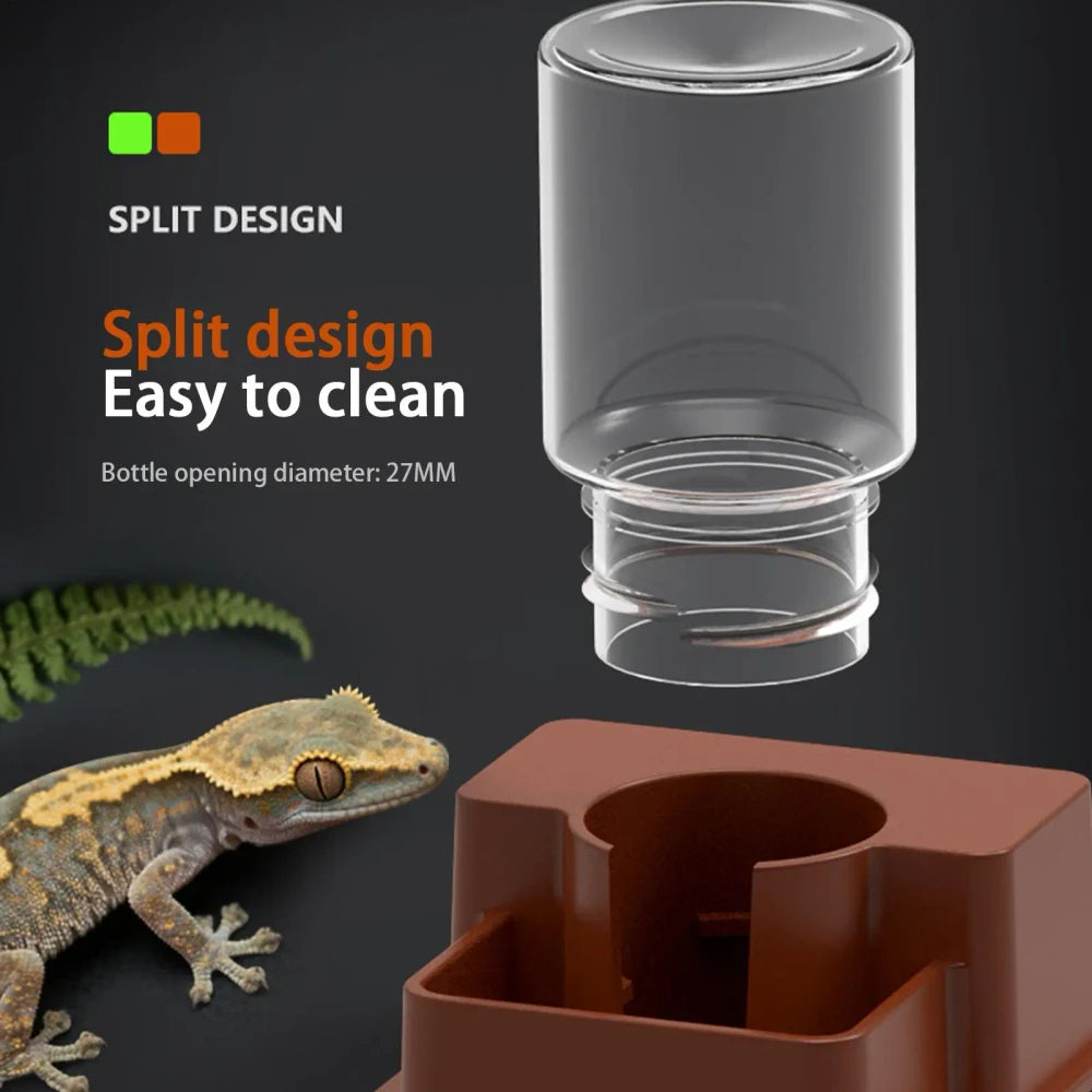 Automatic Reptile Water Dispenser – Self-Refilling Hydration for Lizards & Turtles