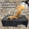 Natural Reptile Slate Basking Platform – Heat-Absorbing Rock for Lizards & Tortoises