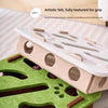 Interactive Cat Play Box – Rolling Ball Puzzle Toy for Indoor Cats