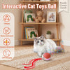 Interactive Rolling Cat Ball Toy – Self-Moving Chase Toy for Indoor Cats