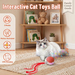 Interactive Rolling Cat Ball Toy – Self-Moving Chase Toy for Indoor Cats