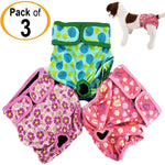 Washable Female Dog Diapers – Reusable, Leak-Proof for Heat & Incontinence.