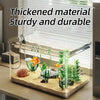 Transparent Desktop Fish Tank – Clear Mini Aquarium for Betta Fish, Shrimp & Home Décor