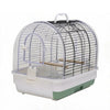 Portable Small Bird Travel Cage – Lightweight Carrier with Wooden Perches for Budgies, Finches & Parakeets