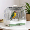 Portable Small Bird Travel Cage – Lightweight Carrier with Wooden Perches for Budgies, Finches & Parakeets