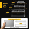 Stackable Reptile Enclosure – Ventilated Slide-Lid Terrarium for Geckos, Spiders & Small Reptiles