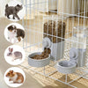 Automatic Gravity Rabbit Feeder & Water Dispenser Set – Self-Refilling Food and Water for Rabbits & Small Pets