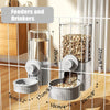 Automatic Gravity Rabbit Feeder & Water Dispenser Set – Self-Refilling Food and Water for Rabbits & Small Pets