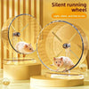 Silent Transparent Hamster Running Wheel – Quiet Exercise Wheel for Hamsters & Gerbils