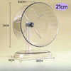 Silent Transparent Hamster Running Wheel – Quiet Exercise Wheel for Hamsters & Gerbils