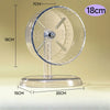 Silent Transparent Hamster Running Wheel – Quiet Exercise Wheel for Hamsters & Gerbils