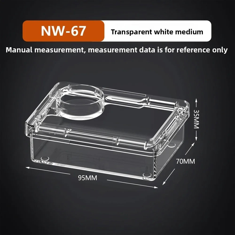Transparent Reptile Insect Feeding Bowl