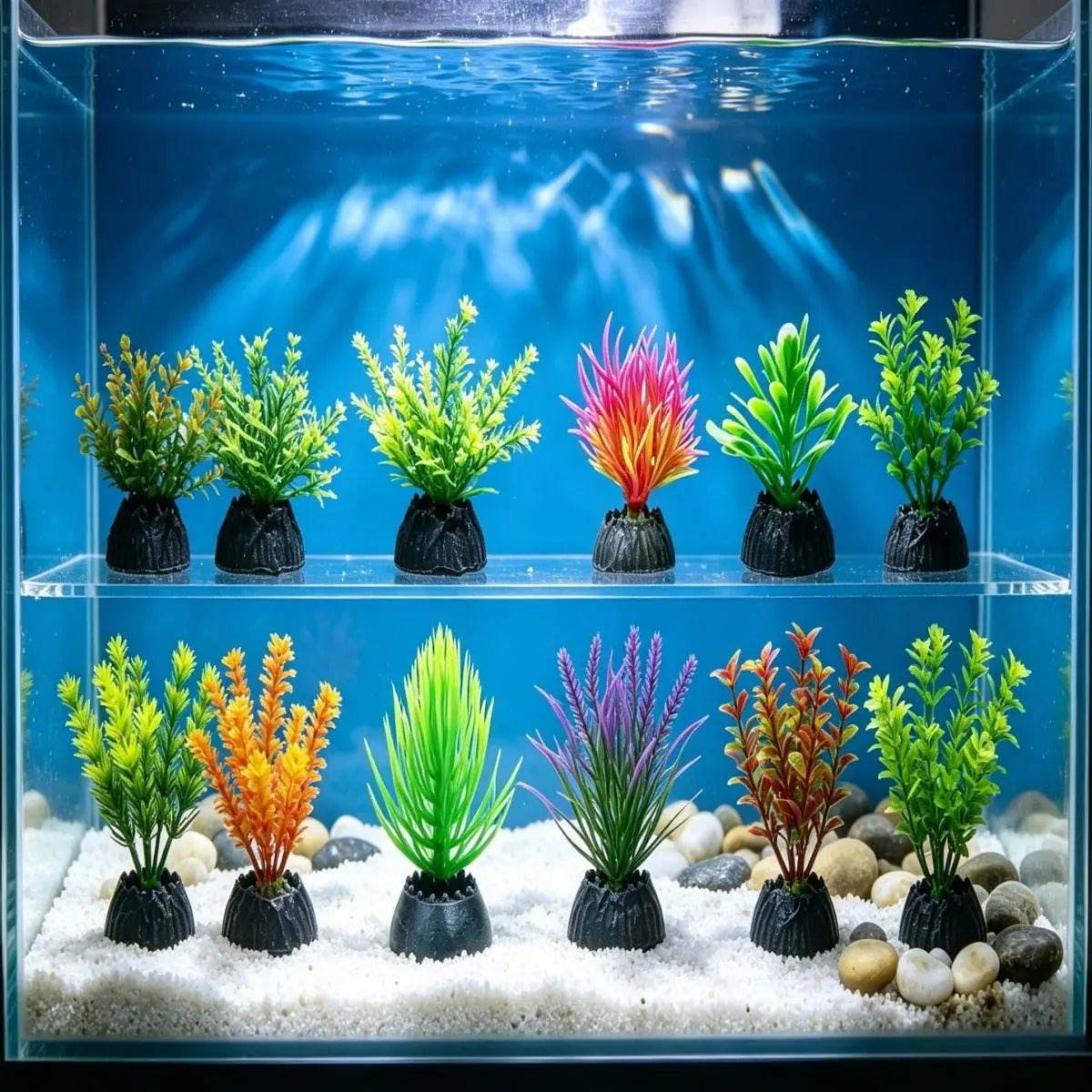 8-Piece Artificial Aquarium Plant Set