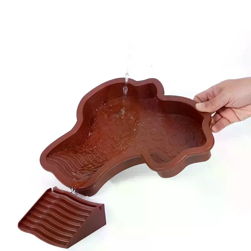 Reptile Food & Water Dish with Built-In Steps