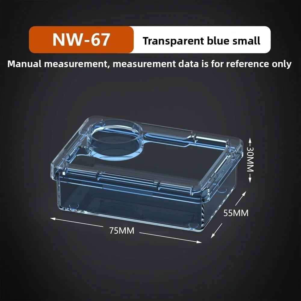 Transparent Reptile Insect Feeding Bowl
