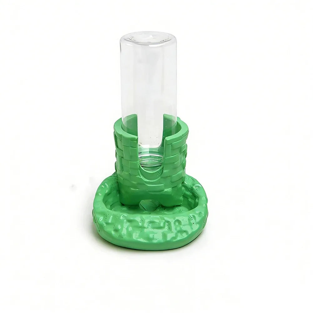 Automatic Reptile Water Dispenser with Removable Dish