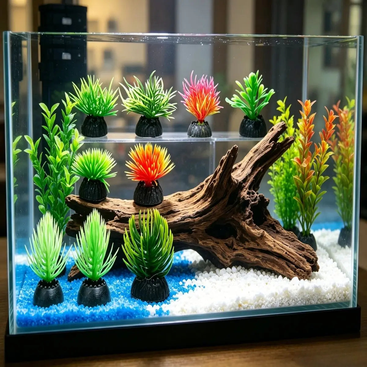 8-Piece Artificial Aquarium Plant Set