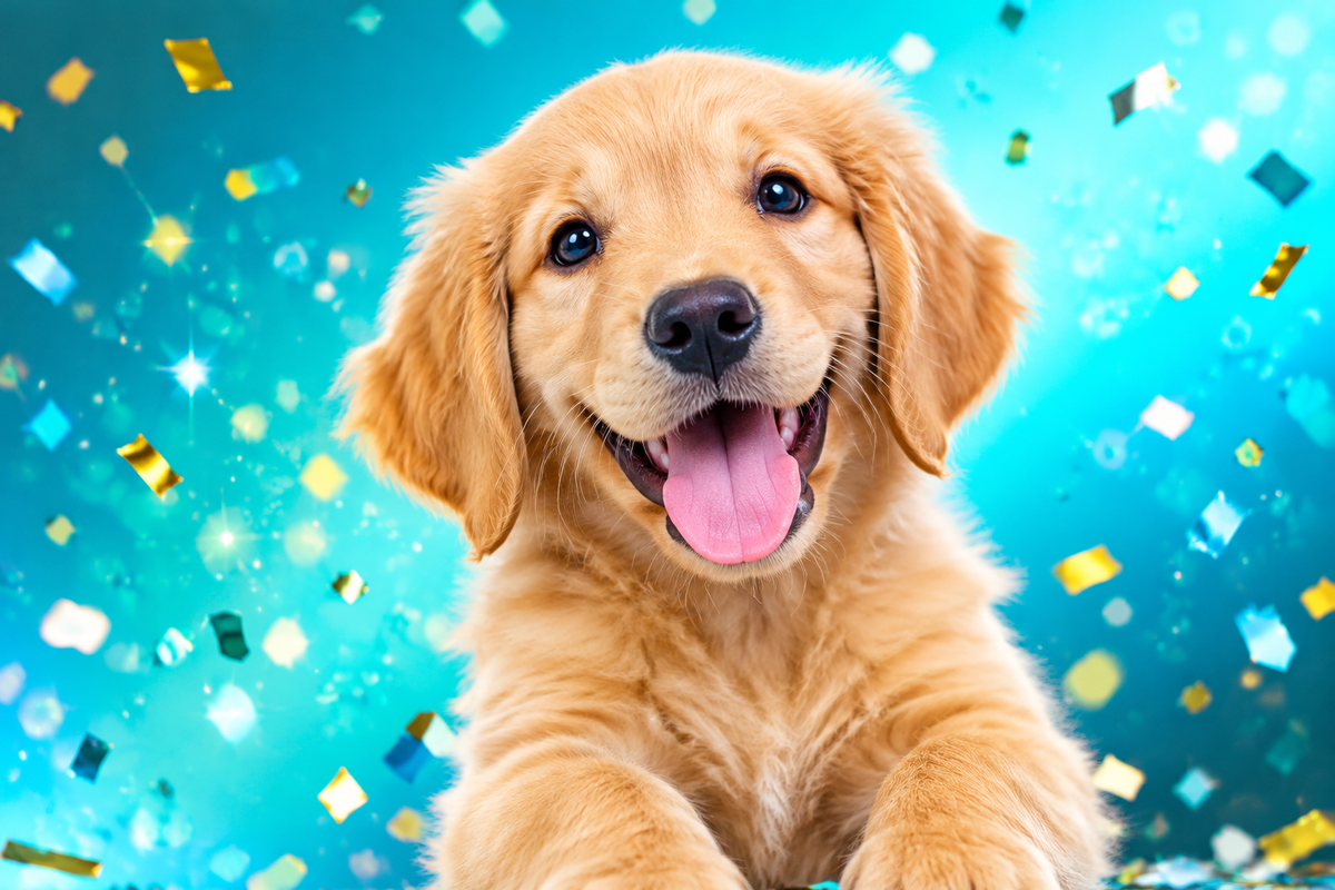Happy Puppy Banner