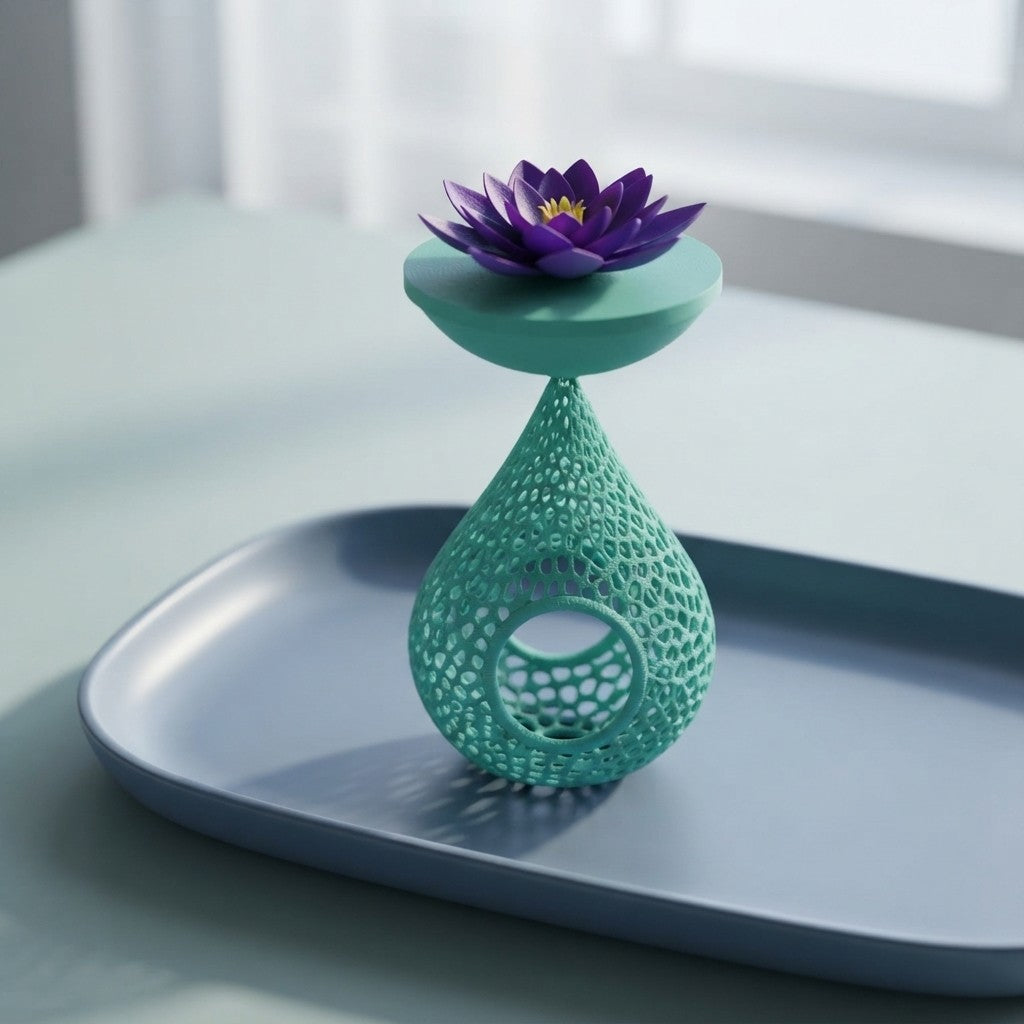 Floating Lily Flower Fish Tank Decor – Artificial Aquarium Plant Ornament