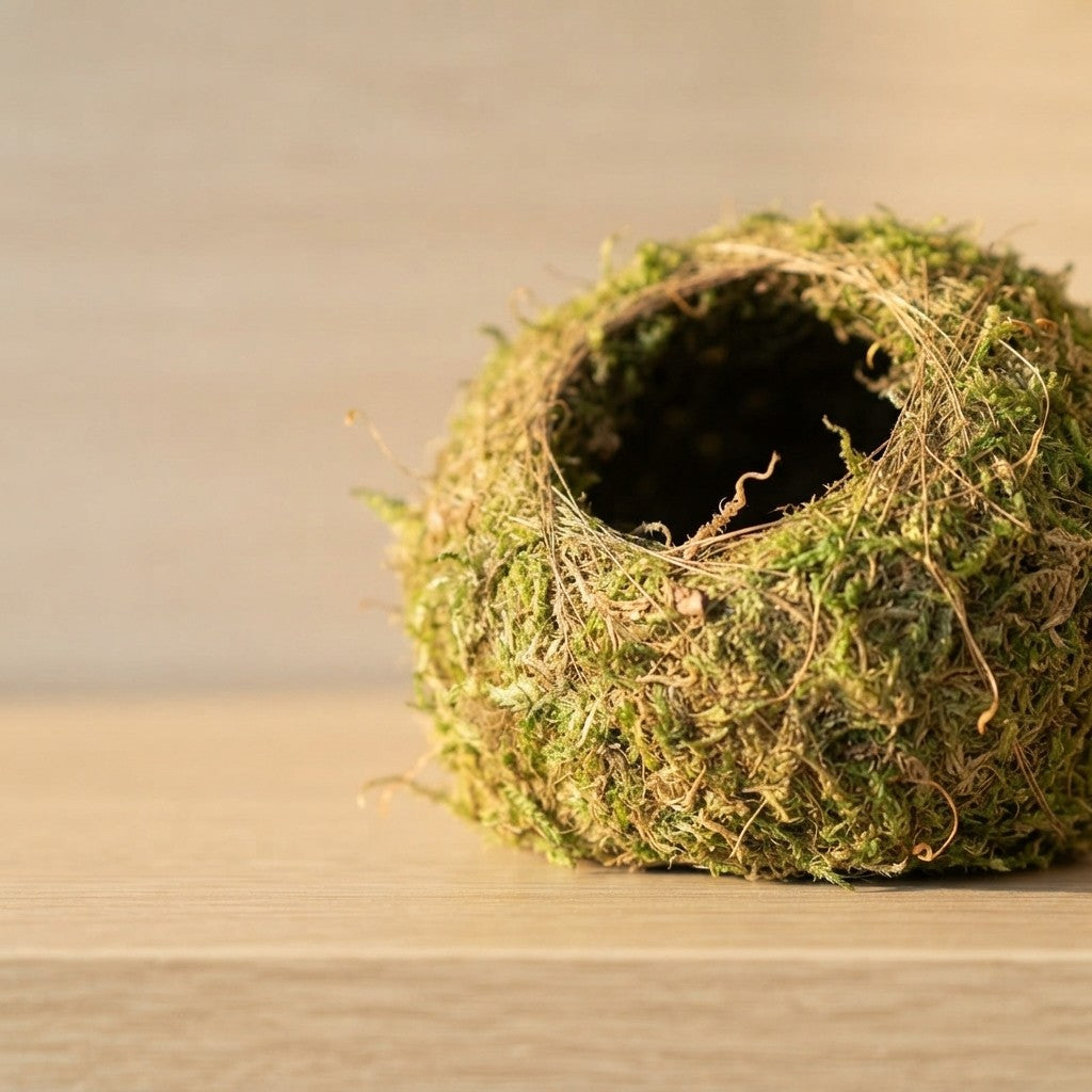 Artificial Moss Reptile Hide Cave – Natural Hideout for Lizards, Snakes & Geckos
