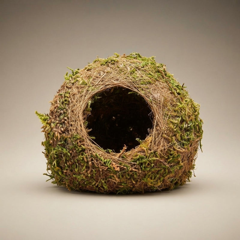 Artificial Moss Reptile Hide Cave – Natural Hideout for Lizards, Snakes & Geckos
