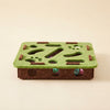 Interactive Cat Play Box – Rolling Ball Puzzle Toy for Indoor Cats