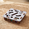 Interactive Cat Play Box – Rolling Ball Puzzle Toy for Indoor Cats